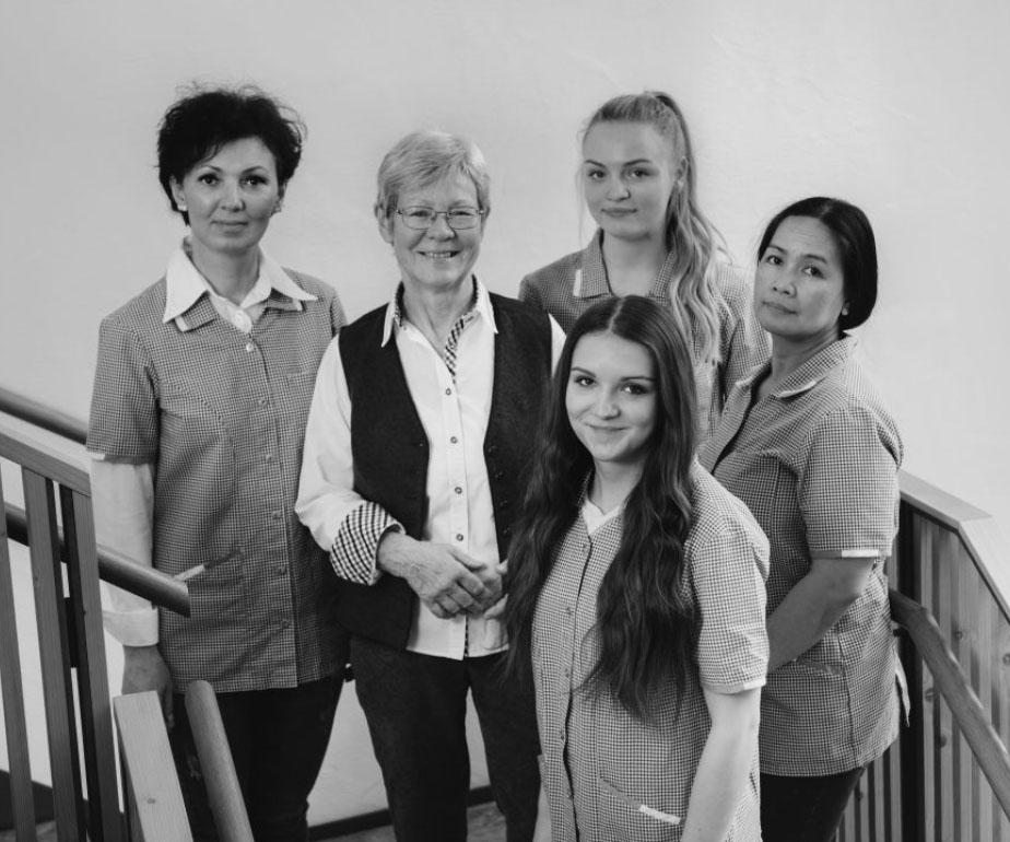 Das Housekeeping Team im Hotel Hofgut Farny