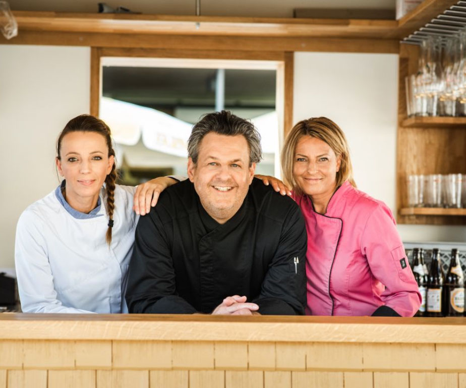 Das Küchenteam im Hotel Hofgut Farny