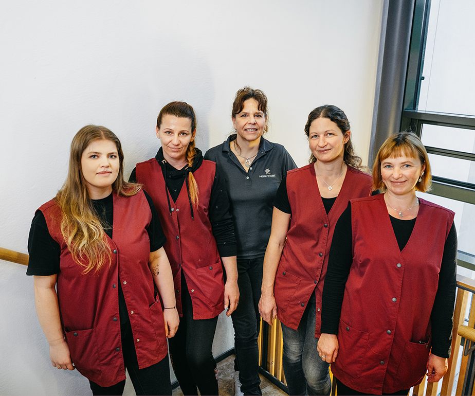 Das Küchenteam im Hotel Hofgut Farny